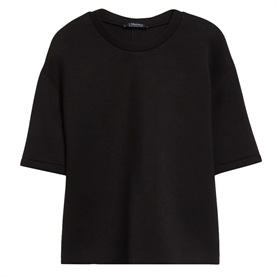 'S Max Mara Tondo T-shirt, Sort 